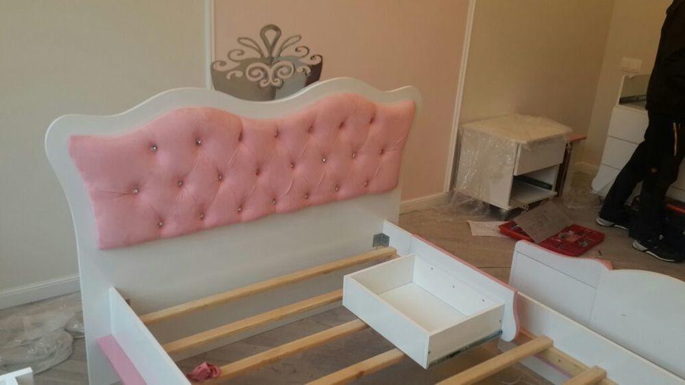 Кровать Принцесса Розовая